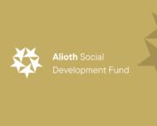 Alioth logo on a brown background