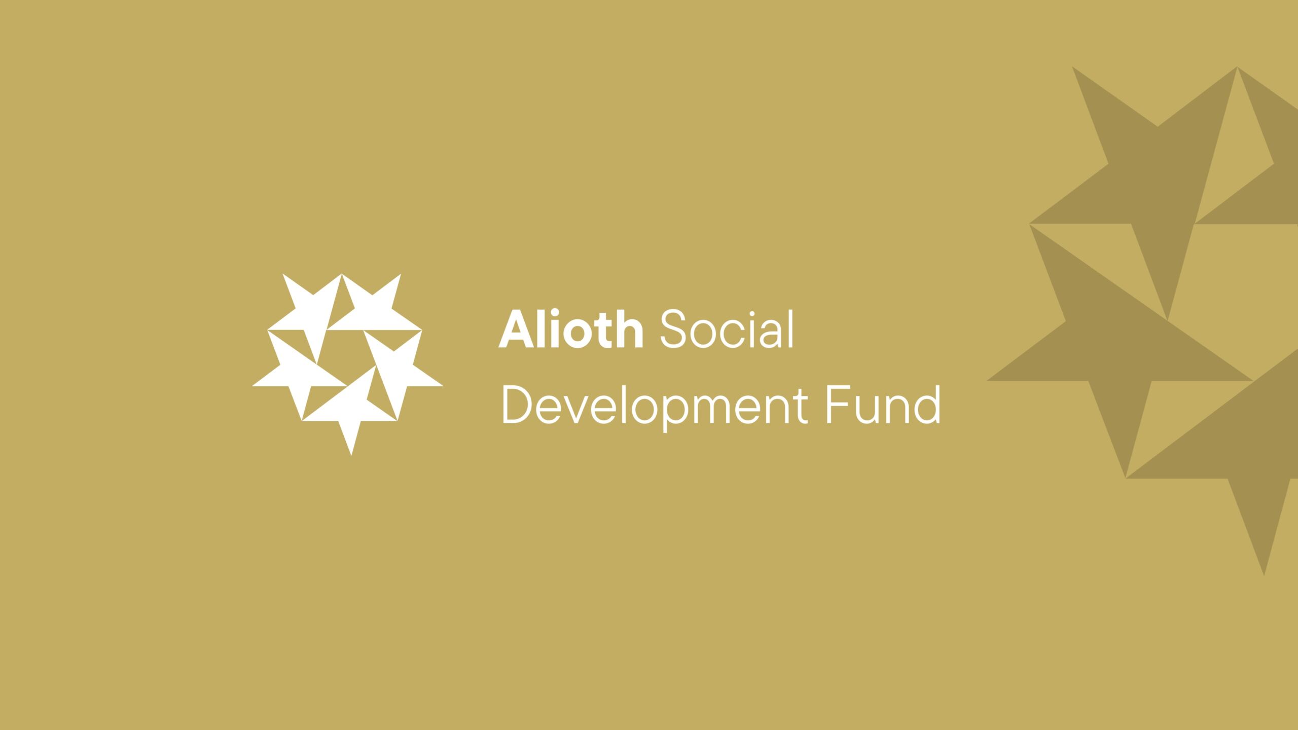 Alioth logo on a brown background